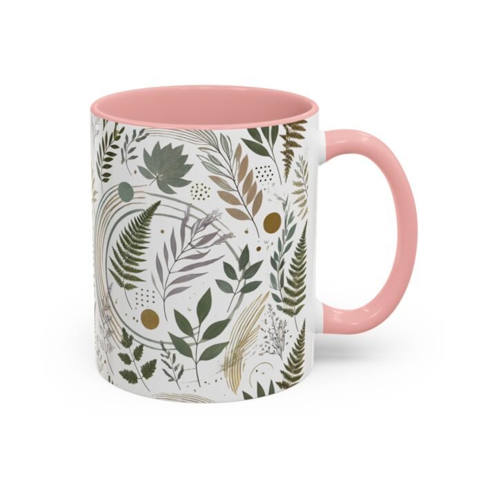 Beautiful Nature Coffee Mug featuring a stunning sunrise over a calm beach.