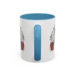 Music Lover Coffee Mug with musical notes design.