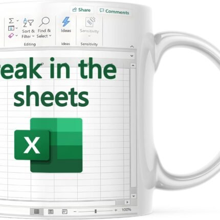 Funny Excel Coffee Mug, Freak In The Sheets Mug, Spreadsheet...